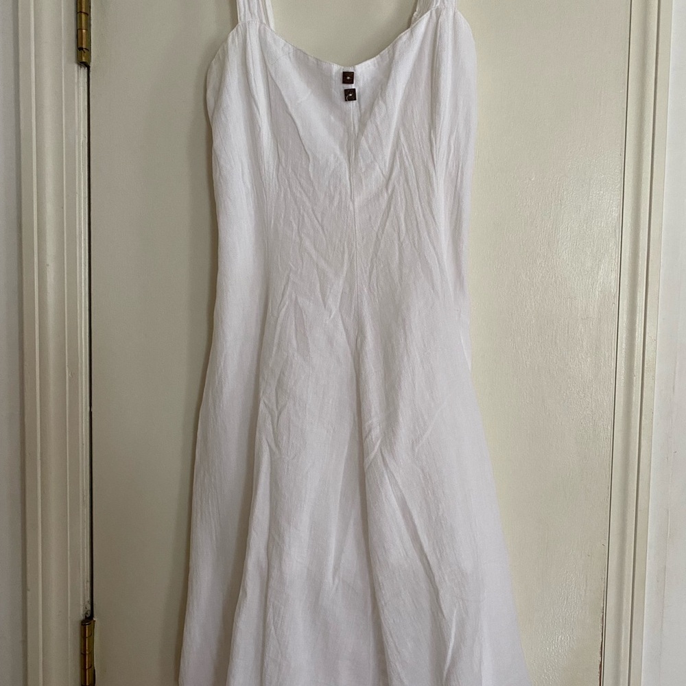 Blanc du Nil White Sleeveless Dress